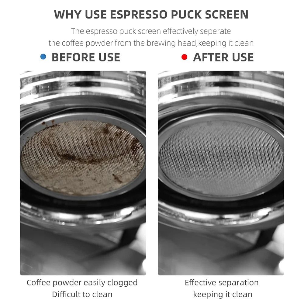 51/53/58mm Coffee Filter Scree - Puck Screen Mesh recensie en prijs