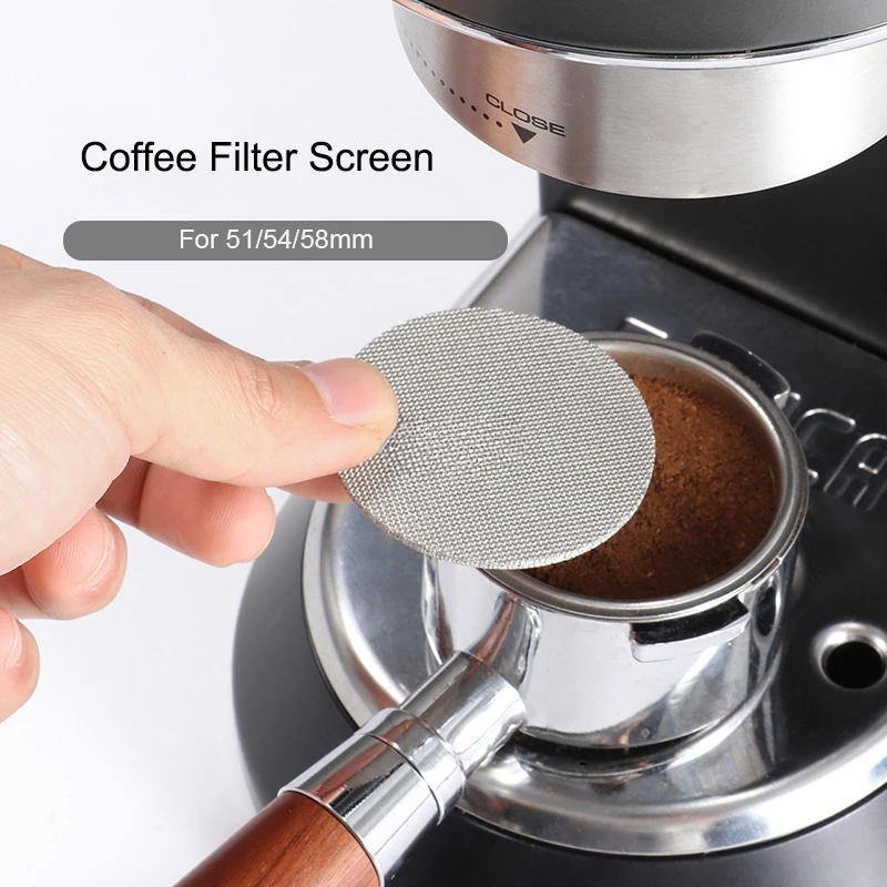 51/53/58mm Reusable Coffee Fil - Puck Screen Mesh recensie en prijs
