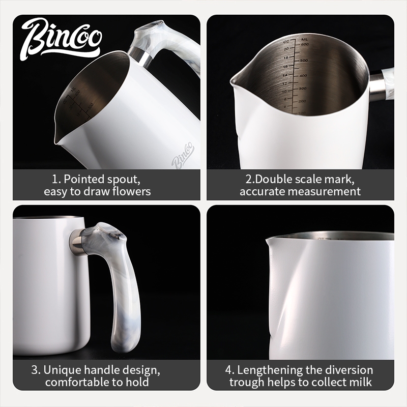 BINCOO Coffee Latte Art Pitche - Coffee Equipment recensie en prijs