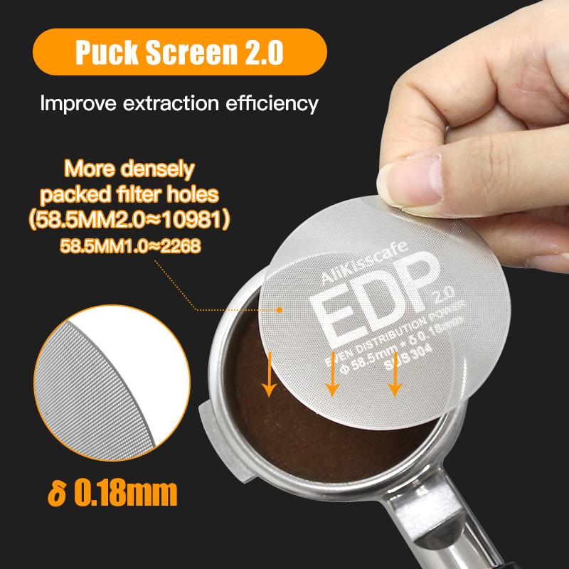 Alikisscafe New 0.18mm Espress - Puck Screen Mesh recensie en prijs