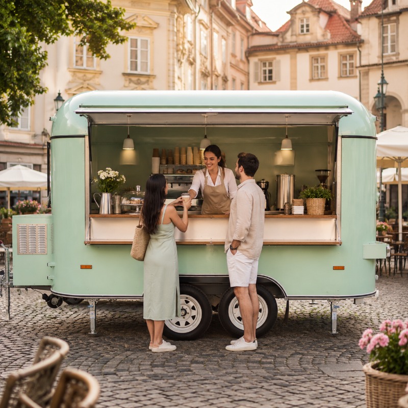 Customized Food Truck Mobile w - Coffee Equipment recensie en prijs