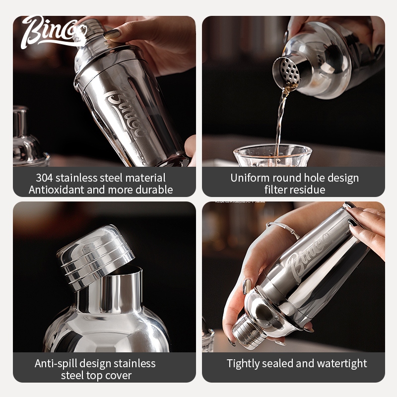BINCOO Stainless Steel Shaker  - Coffee Equipment And Tools recensie en prijs