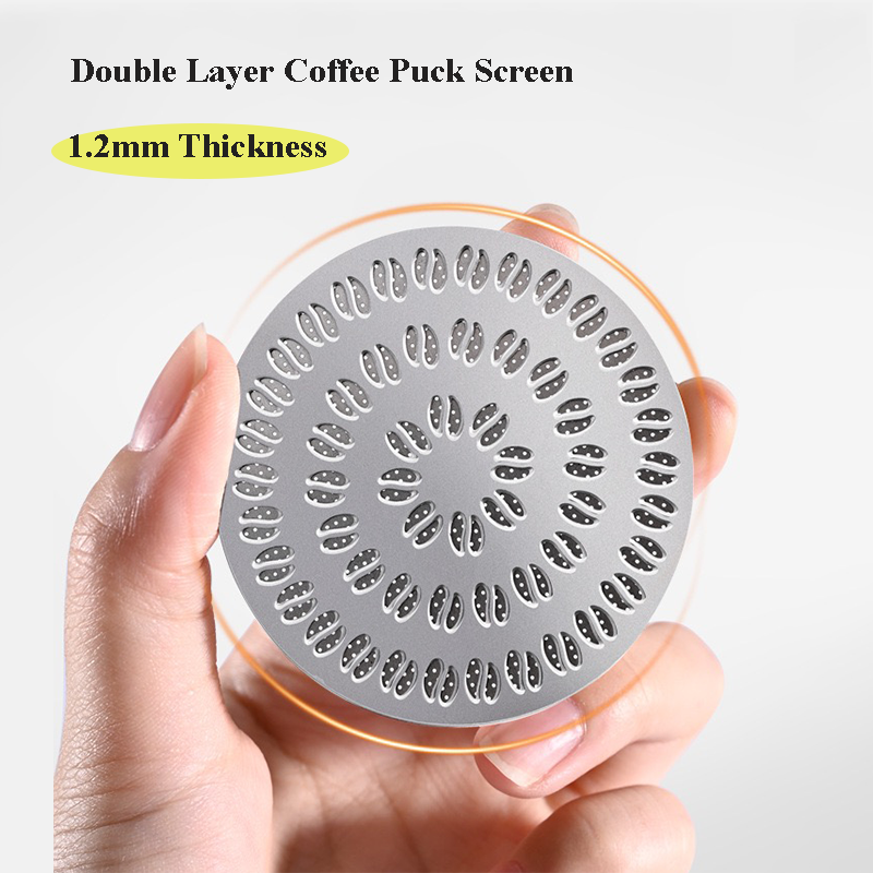 51/53/58mm Double Layer Coffee - Puck Screen Mesh recensie en prijs
