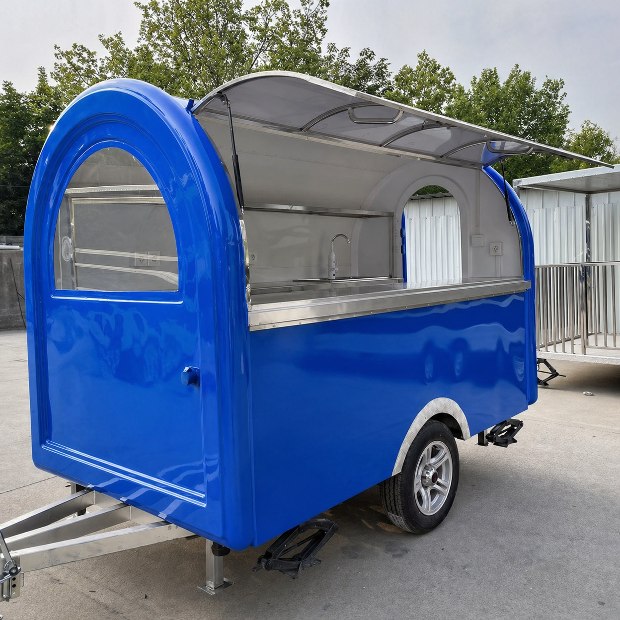 Outdoor Round Shape Mobile Cof - Coffee Equipment For Business recensie en prijs