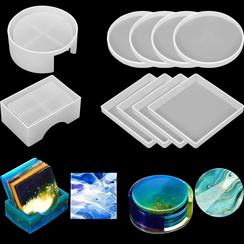 Round Square Coaster Silicone  - Coffee Equipment And Tools recensie en prijs