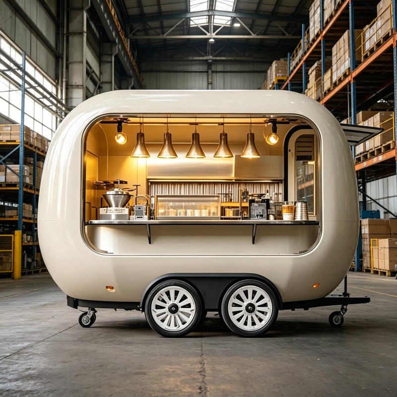 Mobile Ice Cream Coffee Cart T - Coffee Equipment For Business recensie en prijs